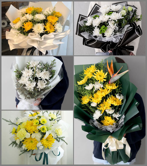 江苏常州天宁区天宁街道白事花束代送